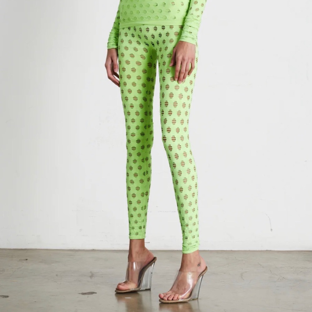 Maisie Wilen perforated leggings